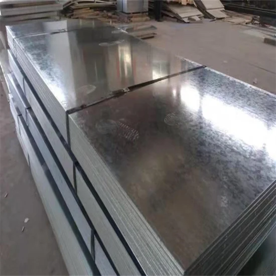 Dx51d Z40-275g 0.13-2mm Gi hoja de acero para techos de metal galvanizado recubierto de zinc